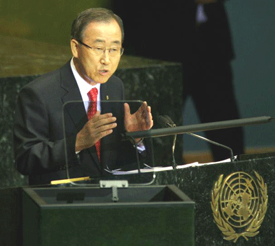 Ban Ki-Moon calls for Israrel’s expulsion